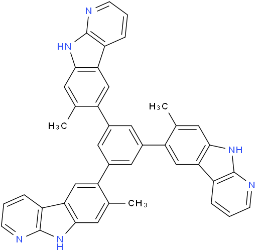 1,3,5-tris(7-methyl-9H-pyrido[2,3-b]indol-6-yl)benzene