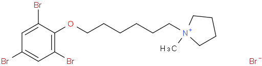 1-methyl-1-(6-(2,4,6-tribromophenoxy)hexyl)pyrrolidin-1-ium bromide