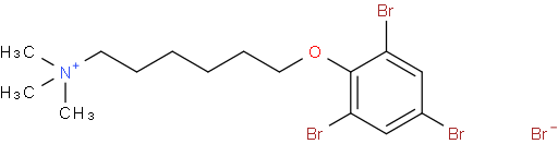 N,N,N-trimethyl-6-(2,4,6-tribromophenoxy)hexan-1-aminium bromide
